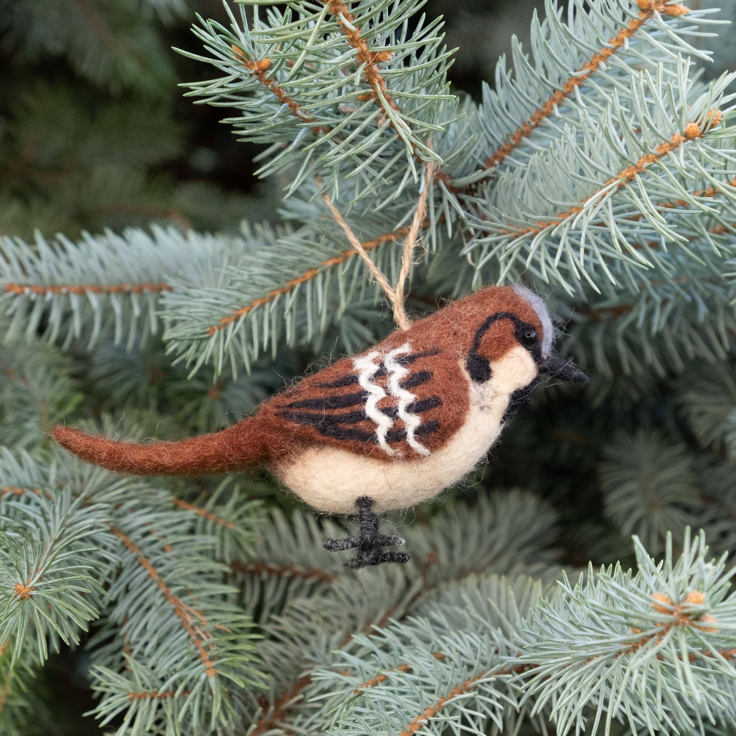 Felt Bird Ornaments from The Winding Road