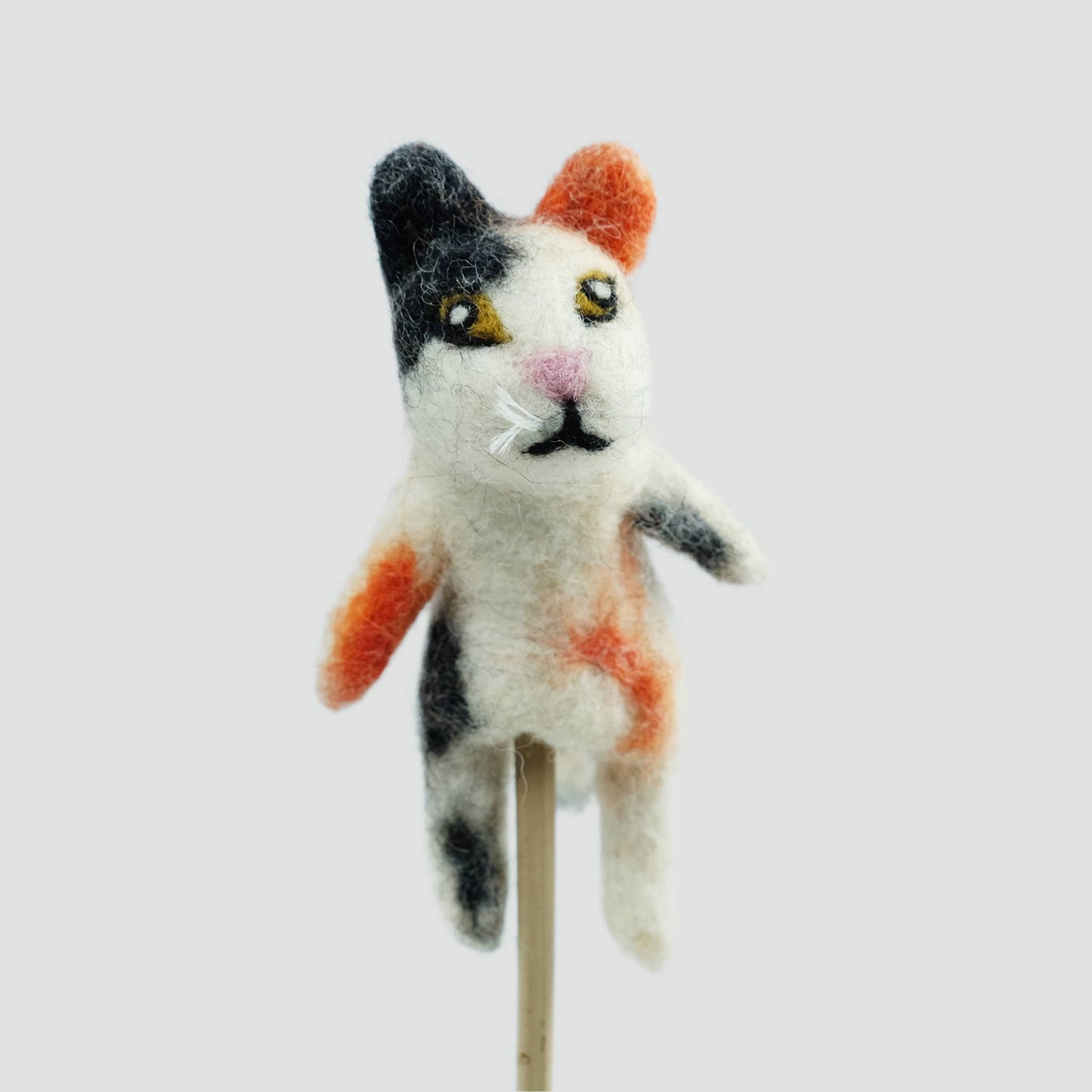 Cats and Dogs Felt Finger Puppets by The Winding Road