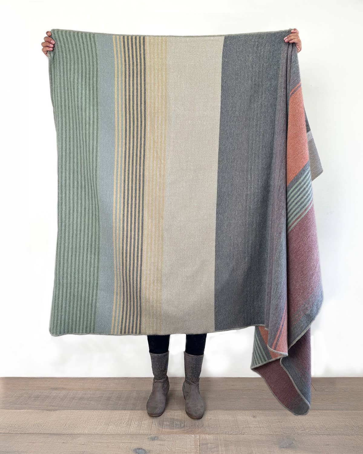 Alpaca Throw in Spectrum from Shupaca Alpaca