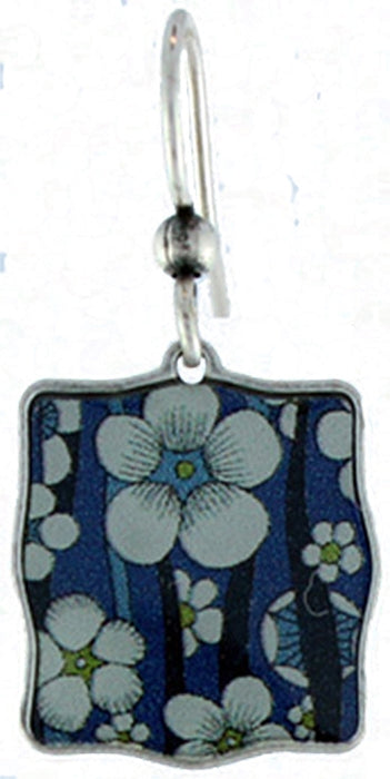 Blue & White Earrings by Earth Dreams Jewelry - Maine Yarn & Fiber Supply