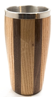 Tapered 10oz Cup with Lid by Dickinson Woodworking