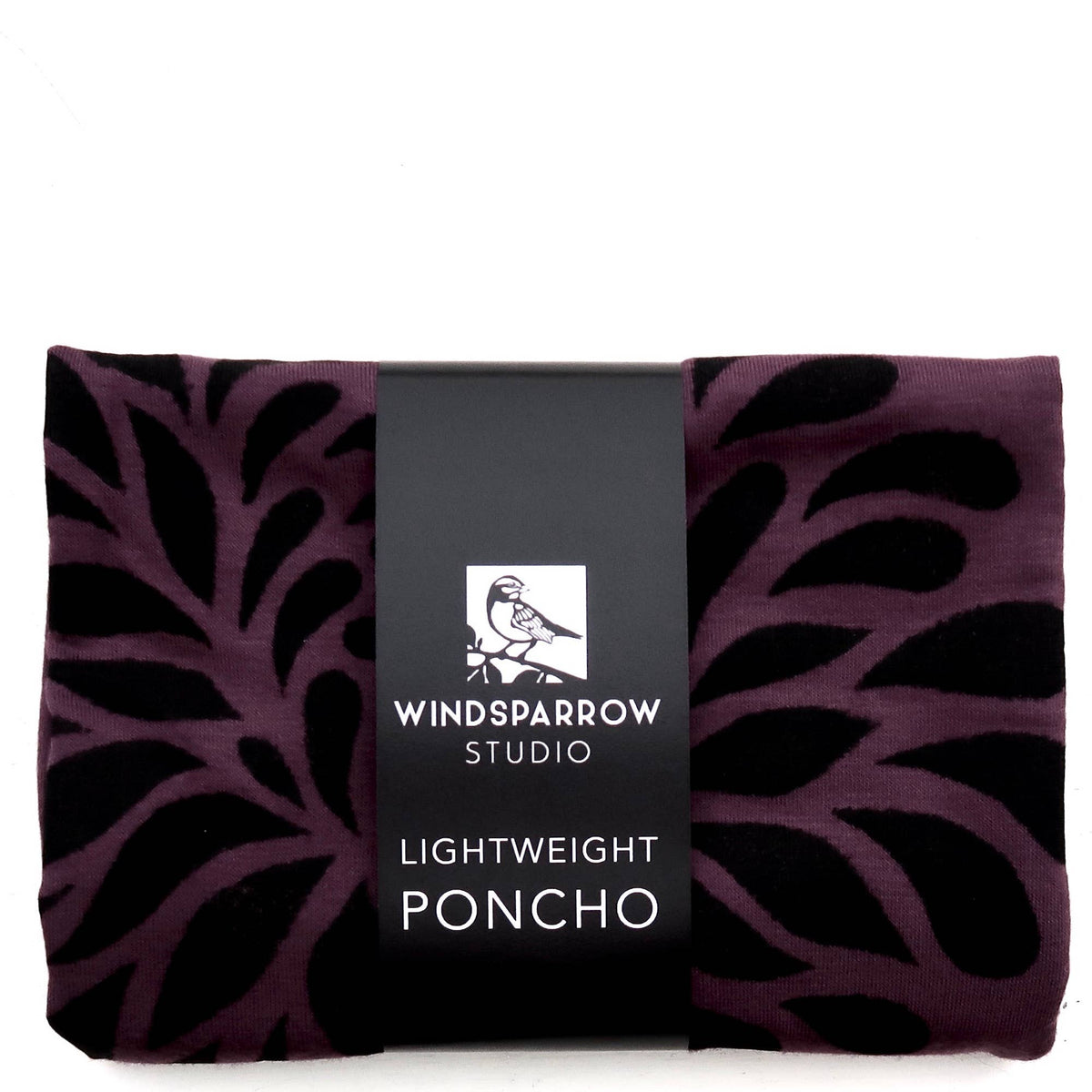 Chrysanthemum Poncho (black ink) by Windsparrow Studio