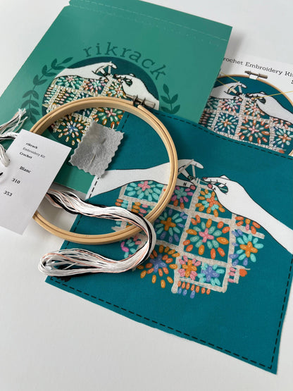 Crochet Embroidery Kit by Rikrack