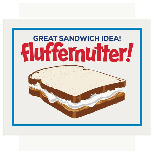 Marshmallow Fluffernutter Sandwich Magnet by Fridgedoor