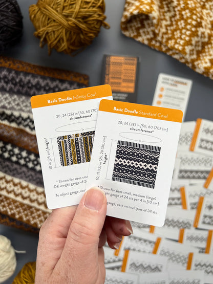 Basic Doodle Card Deck by Pacific Knit Co.
