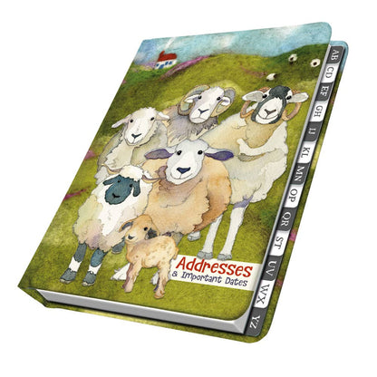 Felted Sheep Address Book from Emma Ball Ltd