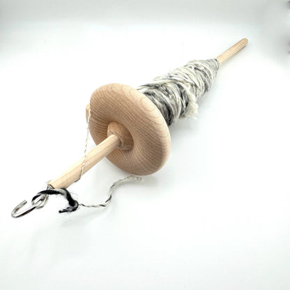 Handmade Wooden Drop Spindle with Hook by Art by Erica H & Rebel Stitchers