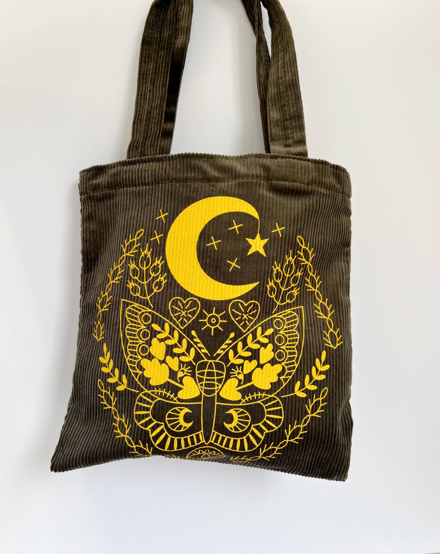 Lunar Moth Tote Bag by Rikrack