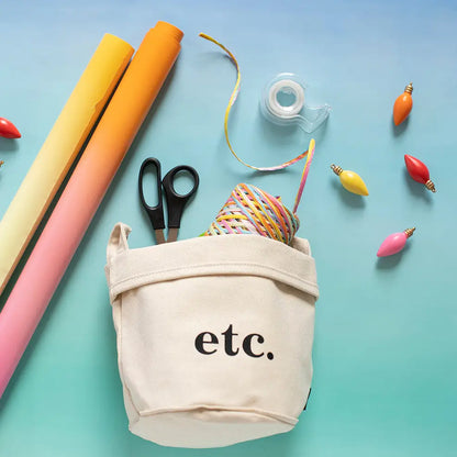 Medium Canvas Bucket by Maika