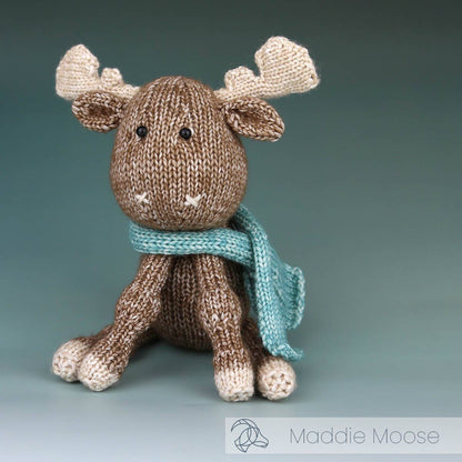 Maddie Moose Knitting Kit from Hardicraft
