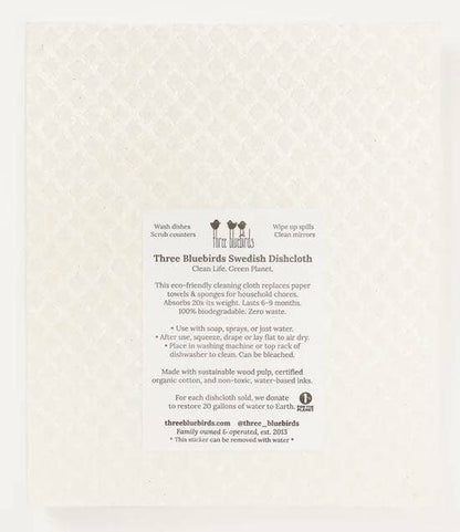 Columbine Flower - Swedish Dishcloths by Three Blue Birds