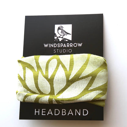 Colorful Botanical Headbands with White Ink by Windsparrow Studio - Maine Yarn & Fiber Supply