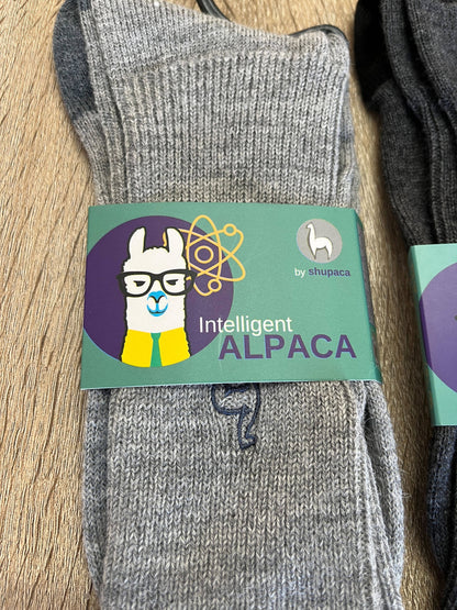 Business Black Alpaca Socks by Shupaca Alpaca