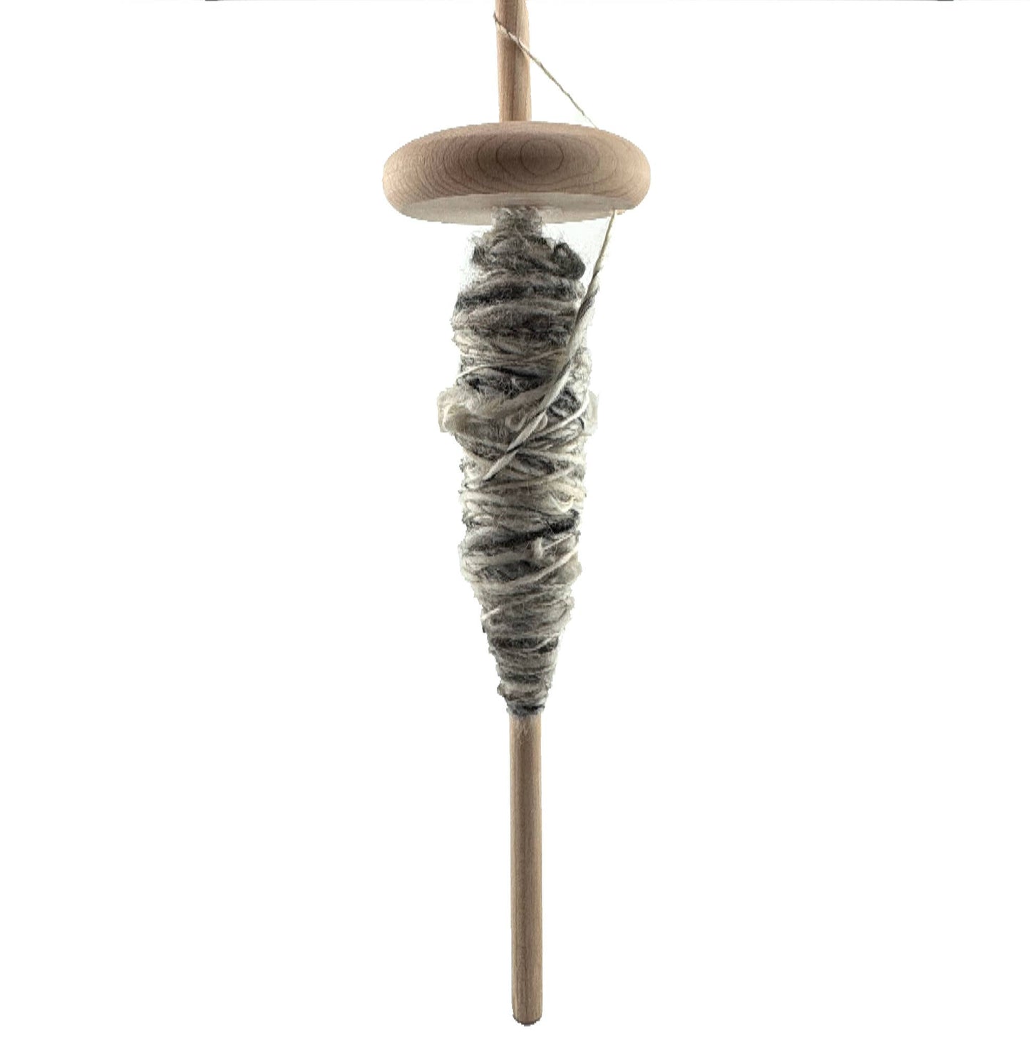 Handmade Wooden Drop Spindle with Hook by Art by Erica H & Rebel Stitchers