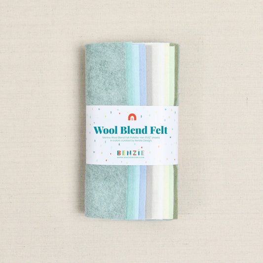 Wool Felt Sheets by Benzie Design: First Frost