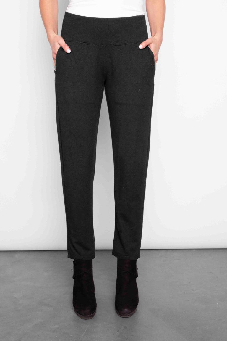 Core Travel Straight Pant in Black by Habitat Clothing