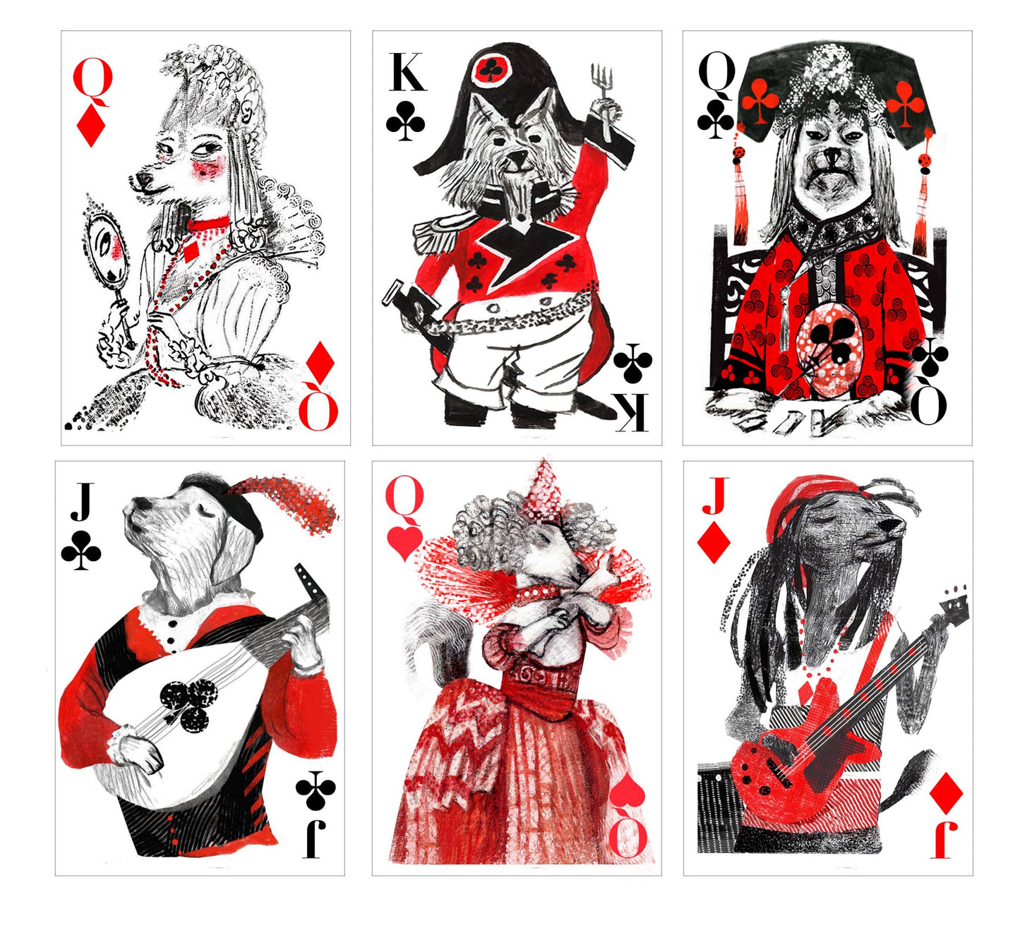 Pack of Dogs Playing Cards by Artiphany