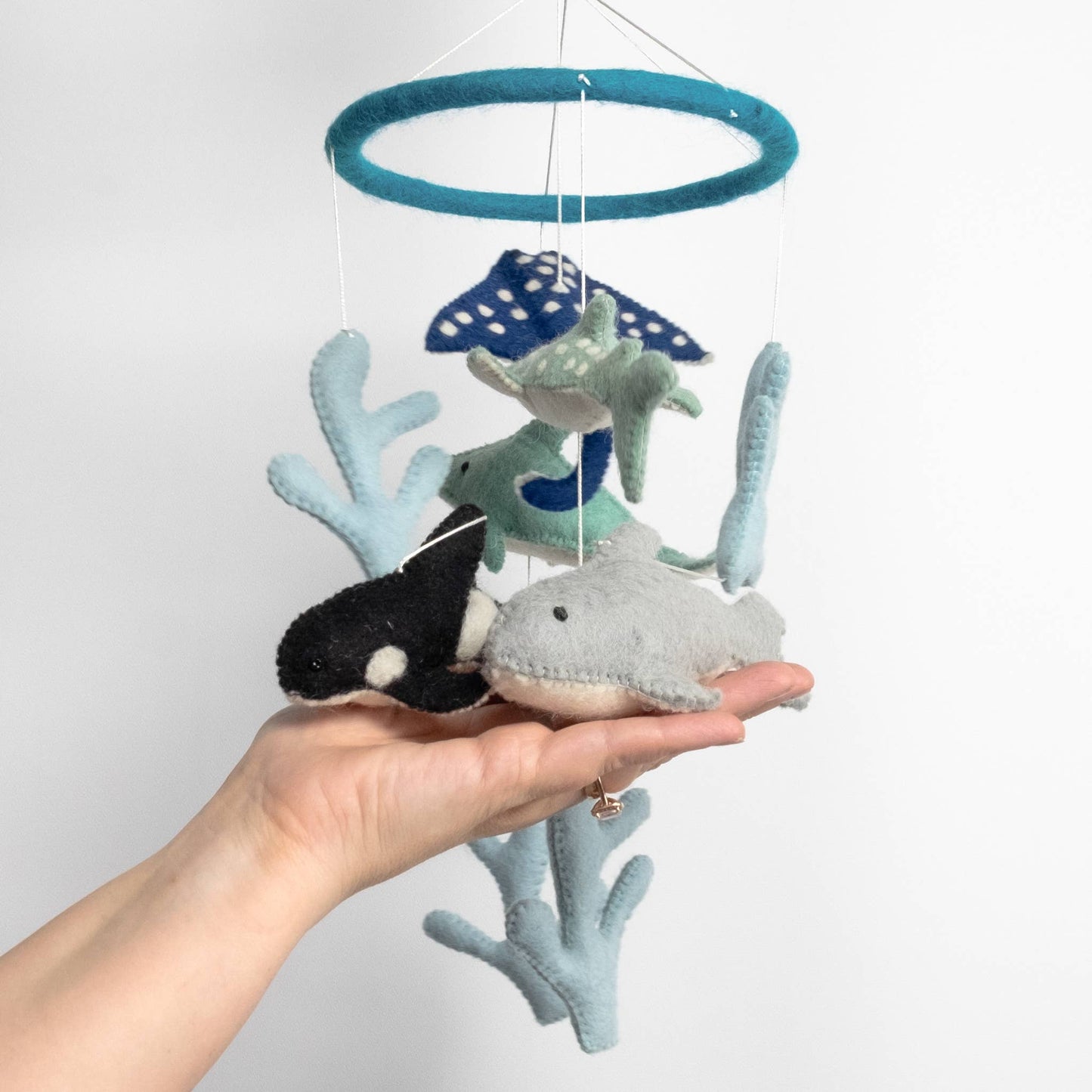 Sea Life Felt Baby Mobile by The Winding Road