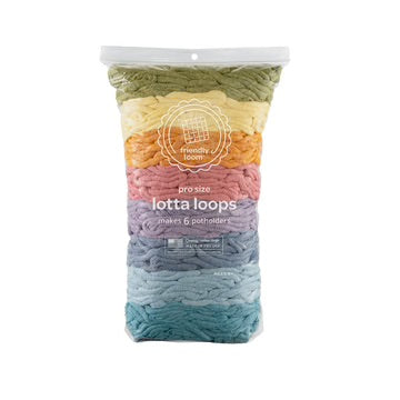 Lotta Loops Packs of (Pro Size) Loops for Friendly Potholder Loom by Harrisville Designs