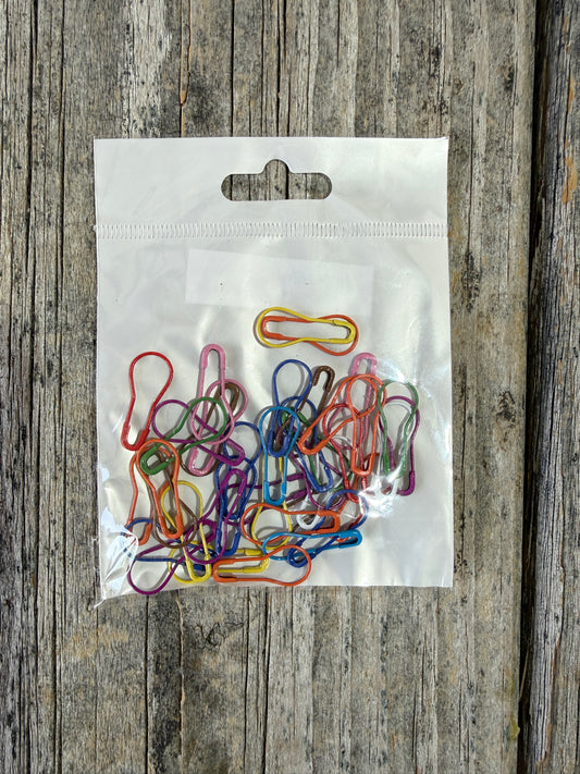Locking (Light Bulb) Stitch Markers Metal - Notions - Maine Yarn & Fiber Supply