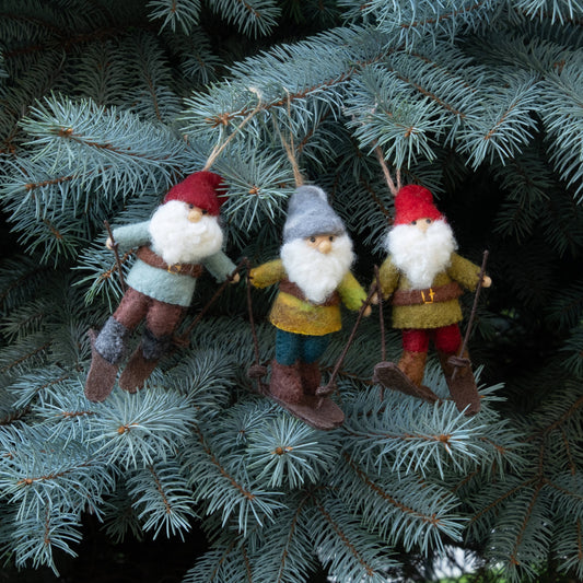 Assorted Gnome on Skis Ornament from The Winding Road