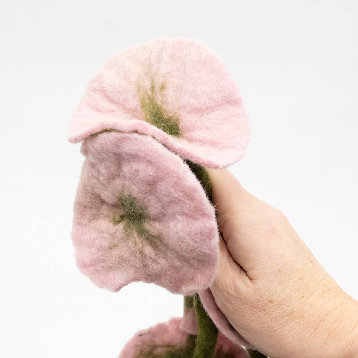 Pink - Felt Flower Vine Garland by The Winding Road - Maine Yarn & Fiber Supply