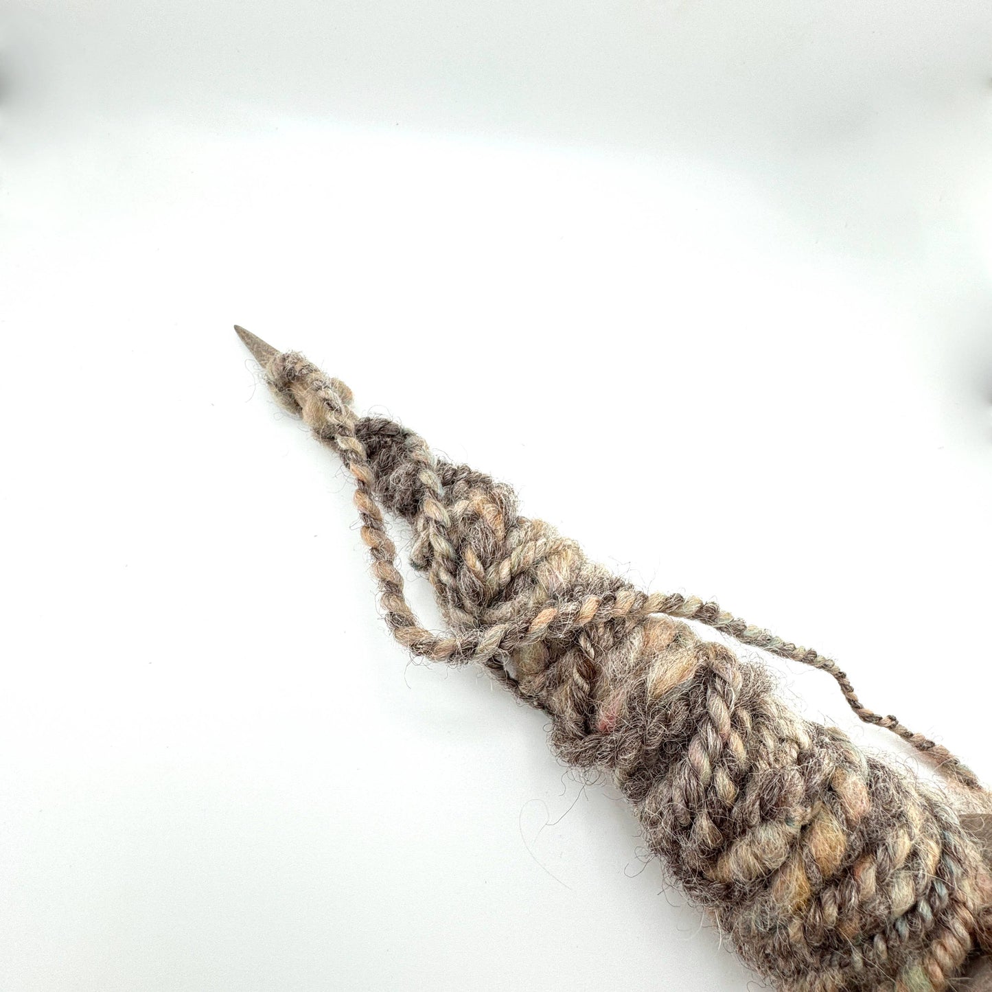 Bottom Whorl Supported Spindle in Baltic Birch by Art by Erica H & Rebel Stitchers - Maine Yarn & Fiber Supply