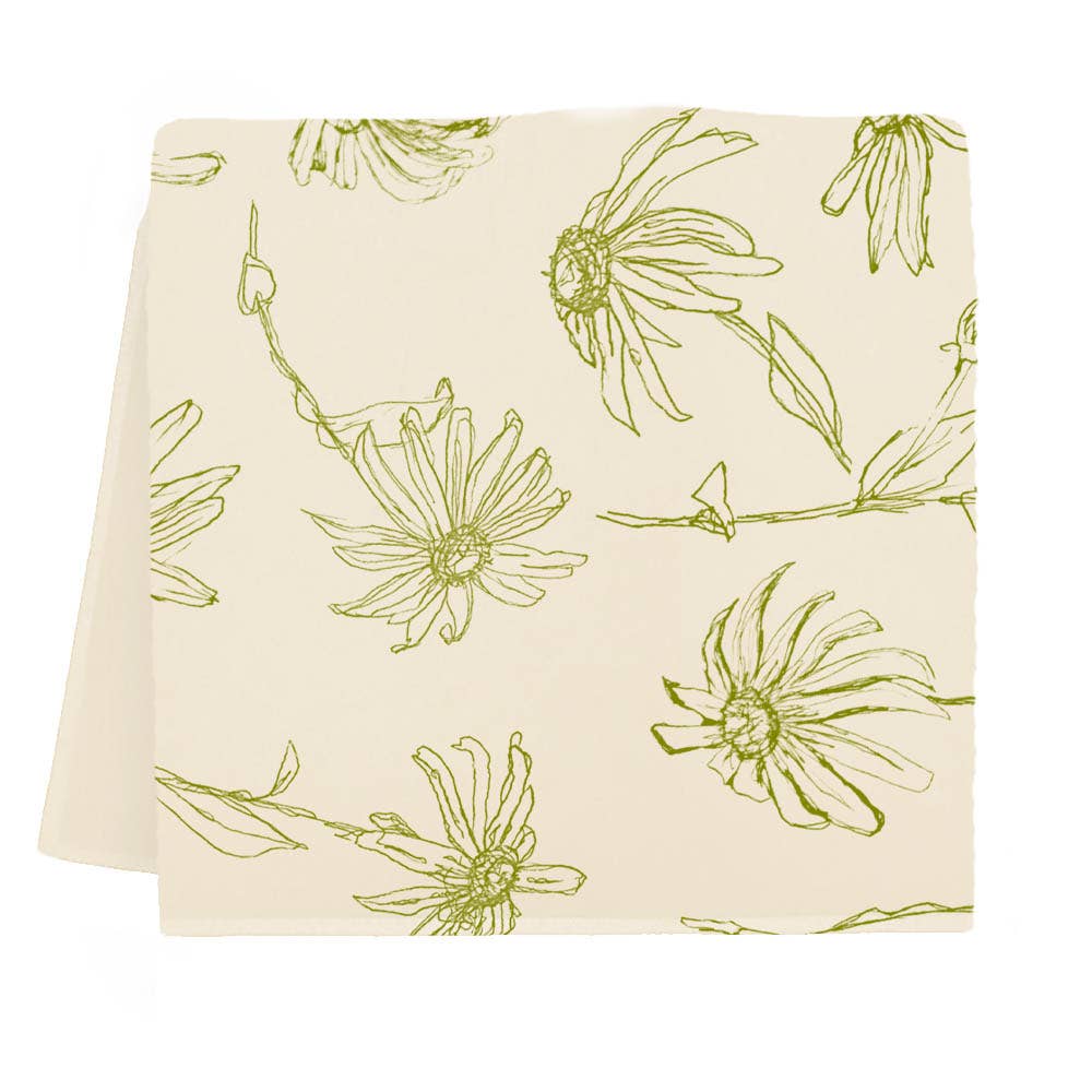 Key Lime Floral Tea Towel Tea Towel from Eric and Christopher