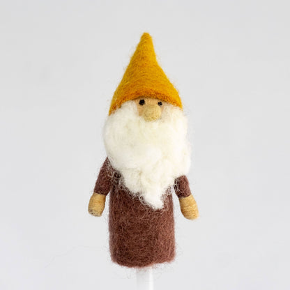 Gnome Felt Finger Puppets by The Winding Road - Maine Yarn & Fiber Supply