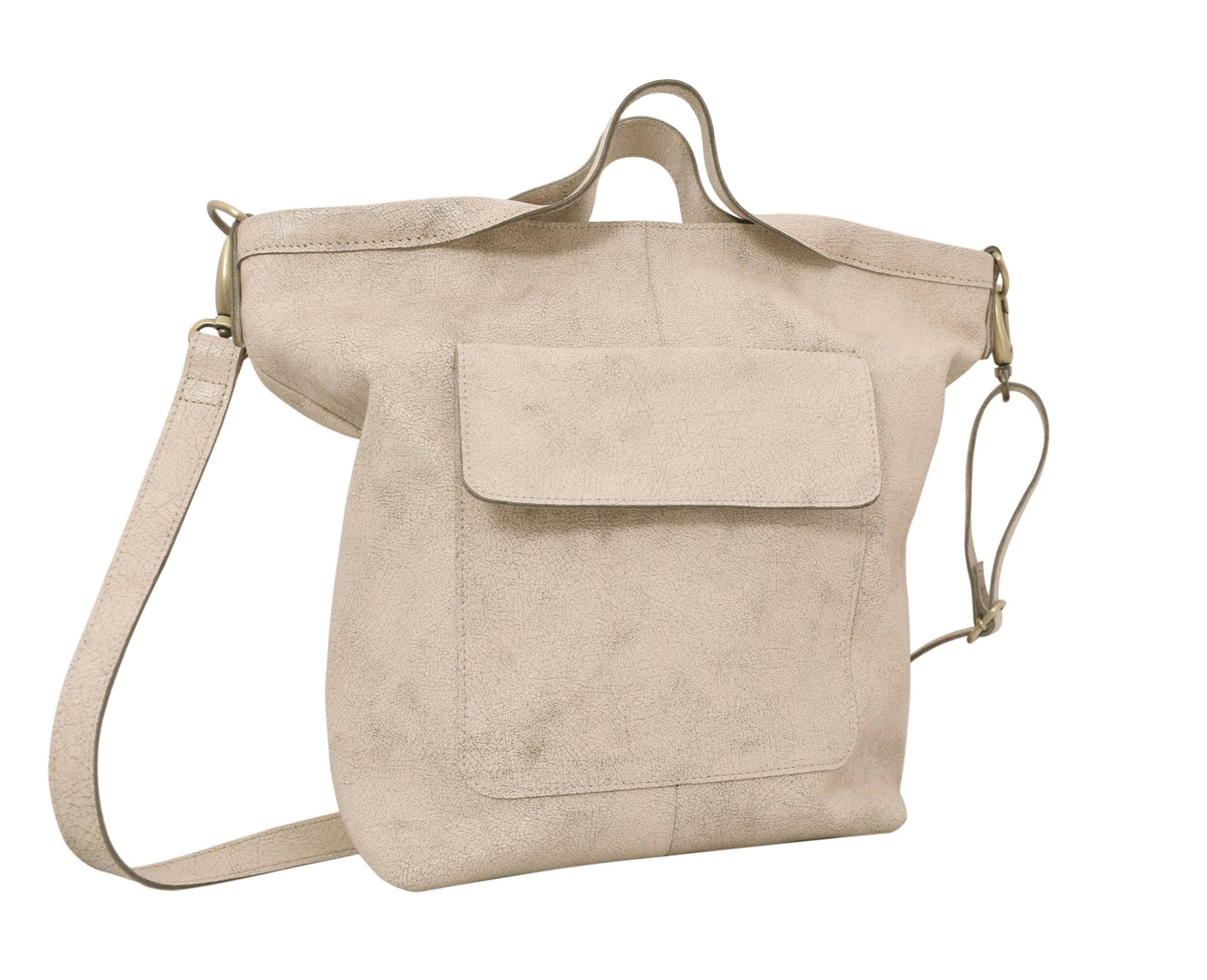 Bianca Handcrafted Leather Tote/Crossbody Bag by Latico Leathers - Maine Yarn & Fiber Supply
