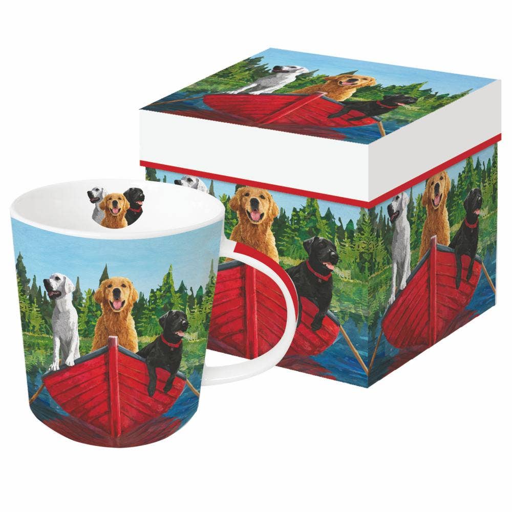 Gone Fishin'  - Mug in Gift Box from Paperproducts Design • Ambiente - Maine Yarn & Fiber Supply
