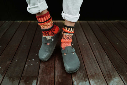 Save 20% - Fire Cotton Crew Socks by Solmate Socks - Maine Yarn & Fiber Supply