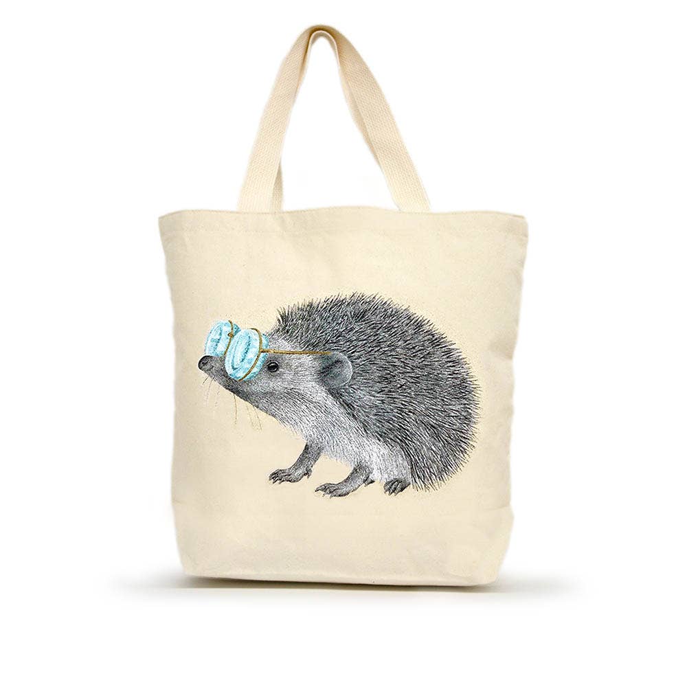 "Whitby Valentine" European Hedgehog Medium Tote from Eric and Christopher