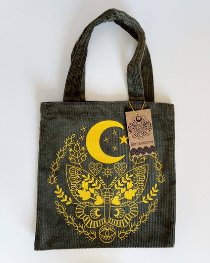 Lunar Moth Tote Bag by Rikrack