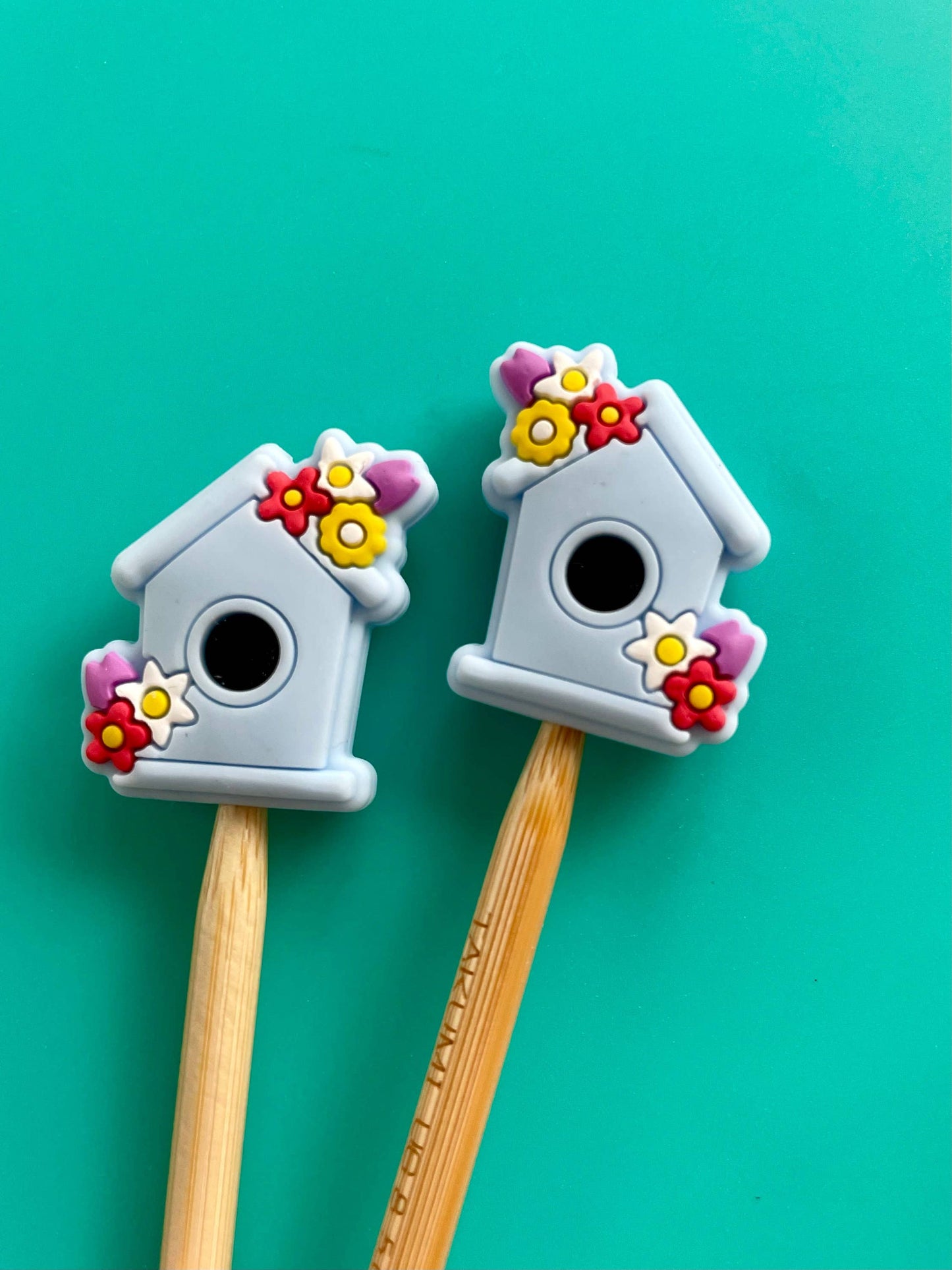 Birdhouse Stitch Stoppers from Comma Craft Co - Maine Yarn & Fiber Supply