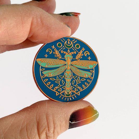 Dragonfly Needle Minder by Rikrack