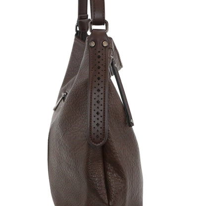 Vegan Leather Cut Outs Shoulder Bag by Darling's Canada