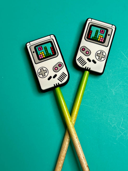 Retro Handheld Video Game Stitch Stoppers from Comma Craft Co