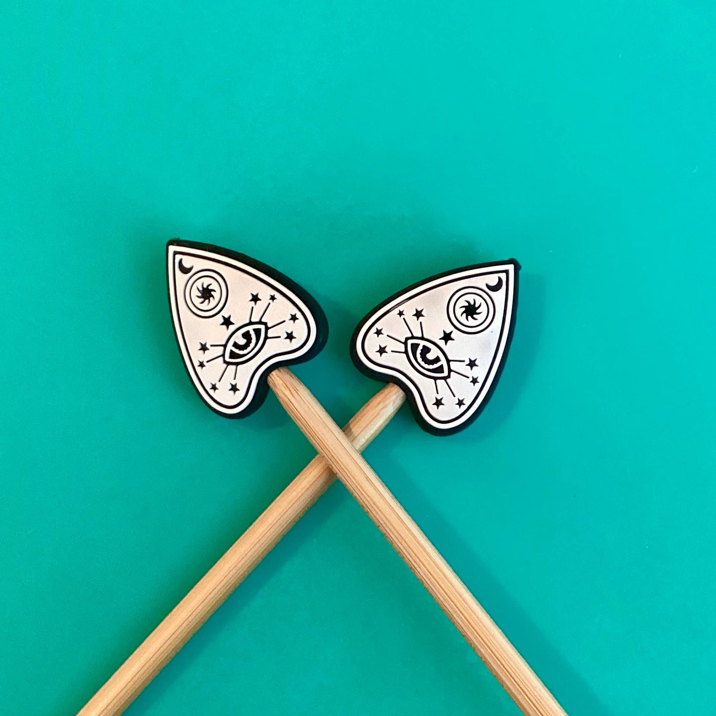 Ouija Planchette Stitch Stoppers from Comma Craft Co