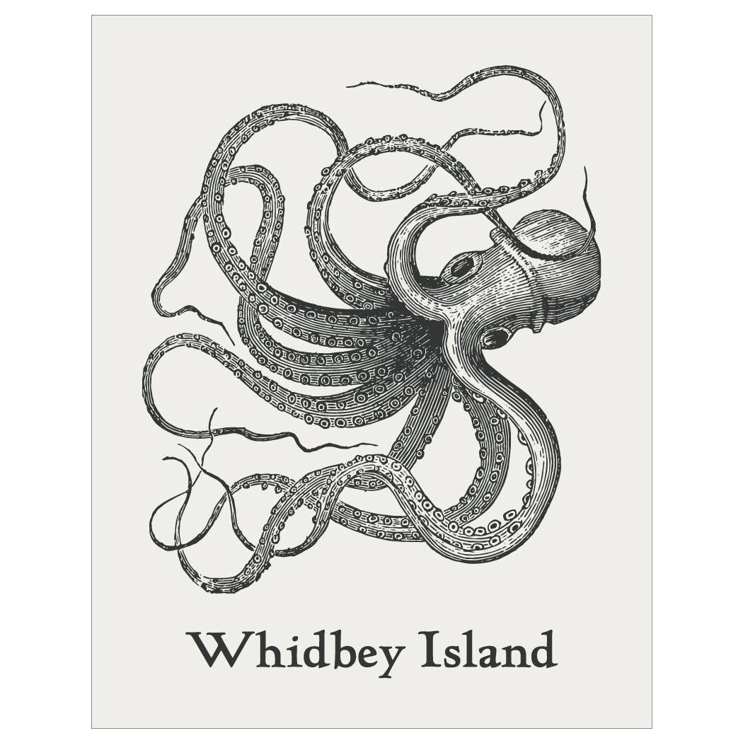 BANGOR MAINE Octopus Magnet by Fridgedoor
