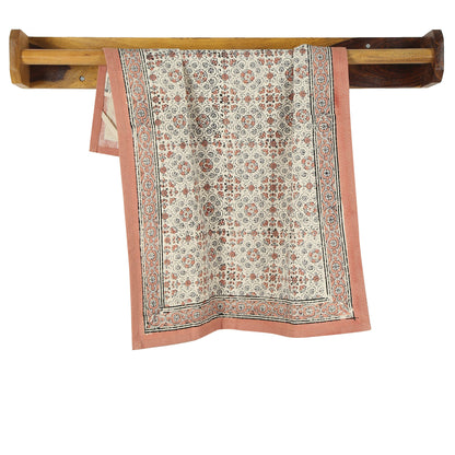 Lily Earth - Block Printed Fair Trade Cotton Kitchen Towel from Sustainable Threads - Maine Yarn & Fiber Supply