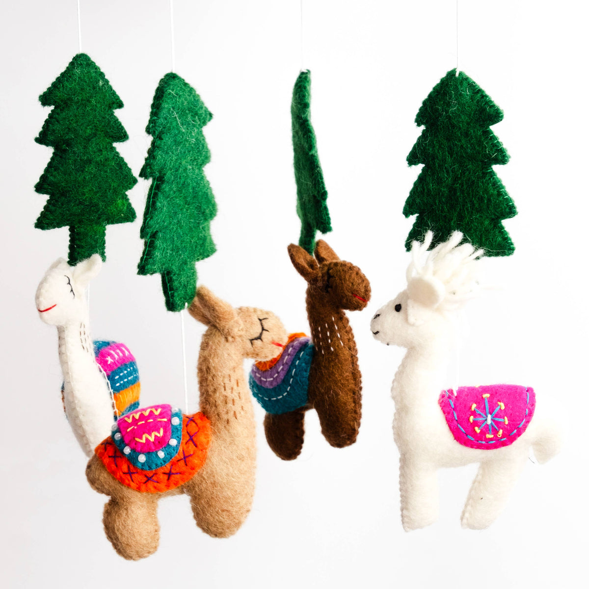 Llama Baby Mobile from The Winding Road