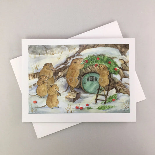 Door Decorations - Greeting Card by Woodfield Press