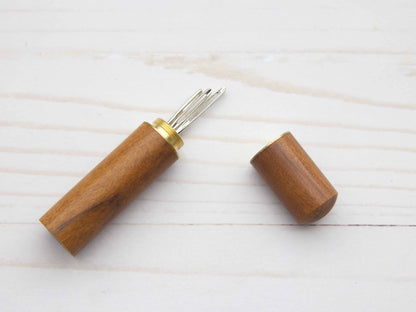 Wooden Darning Needle Storage Cases from Fox & Pine Stitches
