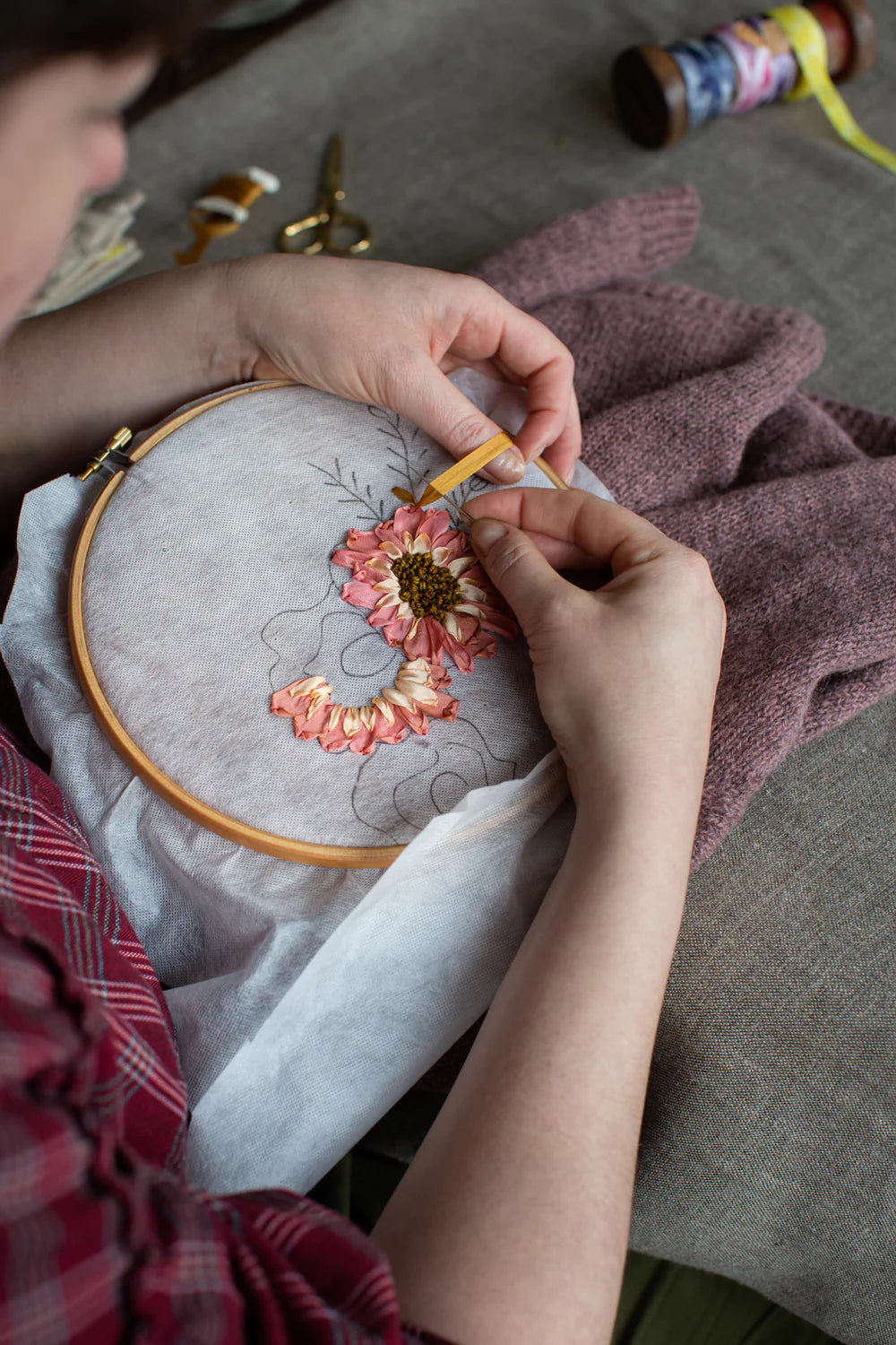 Embroidery on Knits - Book by Laine Magazine