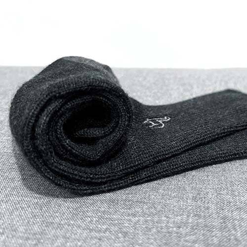 Business Black Alpaca Socks by Shupaca Alpaca
