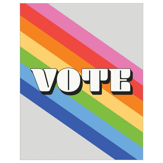 Vote Rainbow Magnet by Fridgedoor