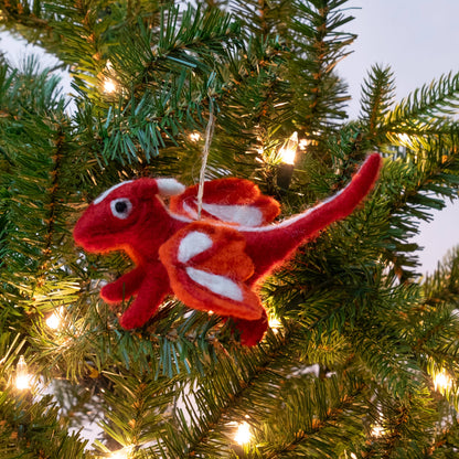 Dragon Holiday Ornaments by The Winding Road