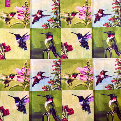 Hummingbird Tea Towel by Art by Alyssa