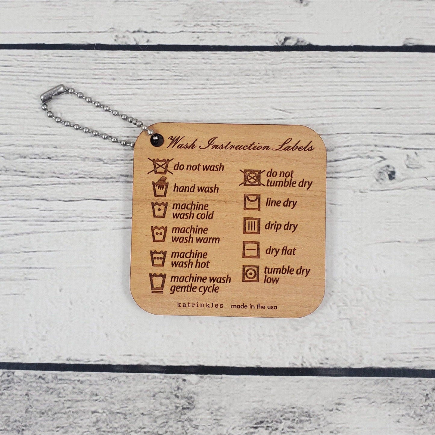 Wash Instruction Labels (Mix and Match Mini Tools) by Katrinkles